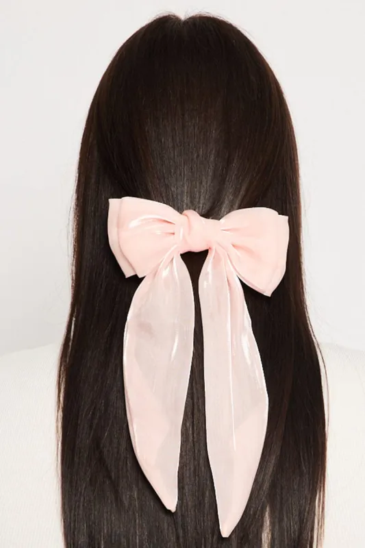Pink Bow Hair Clips sold by Ally Fashion