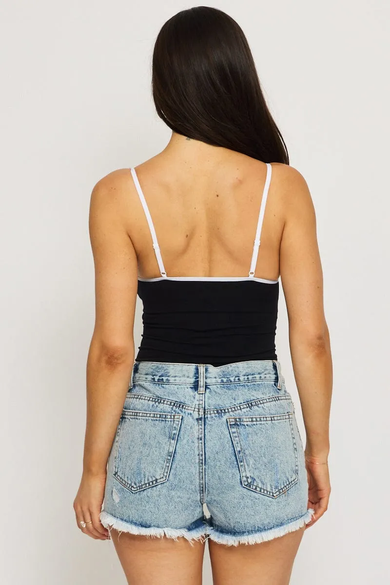 Denim Relaxed Shorts Mid Rise sold by Ally Fashion product image thumbnail 5