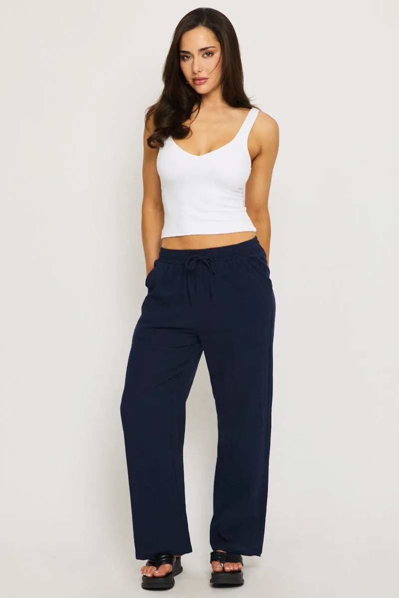 White Tank Top V-neck Supersoft sold by Ally Fashion product image thumbnail 2