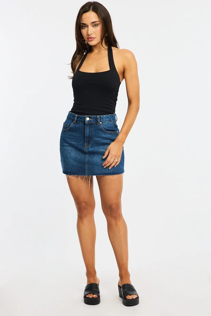 Black Halter Neck Bodysuit sold by Ally Fashion product image thumbnail 2