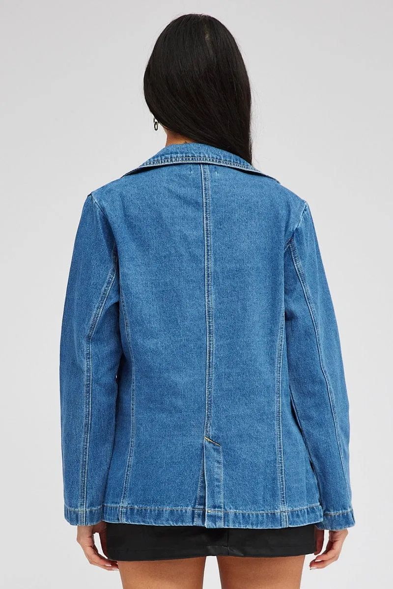 Denim Jacket Long Sleeve sold by Ally Fashion product image thumbnail 5