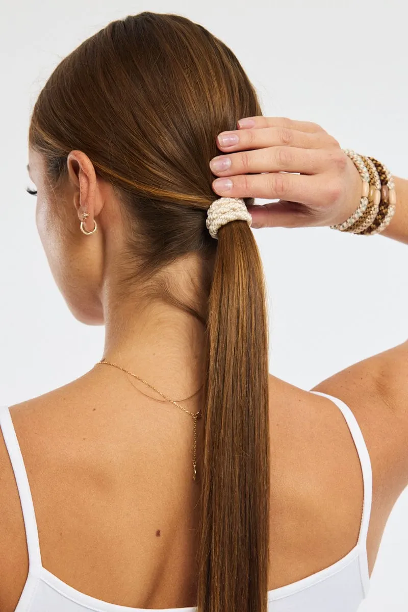 Multi 6 Pack Hair Tie sold by Ally Fashion