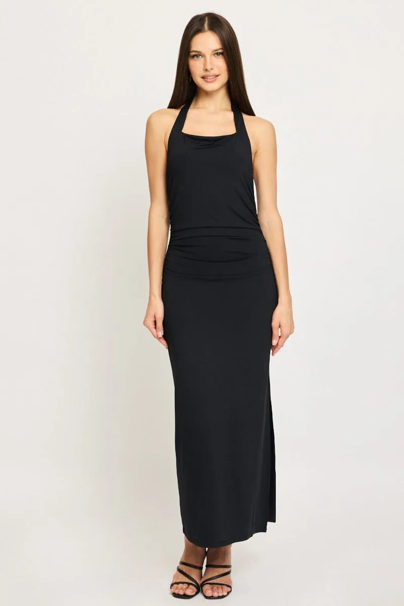Black Bodycon Dress Halter Neck sold by Ally Fashion