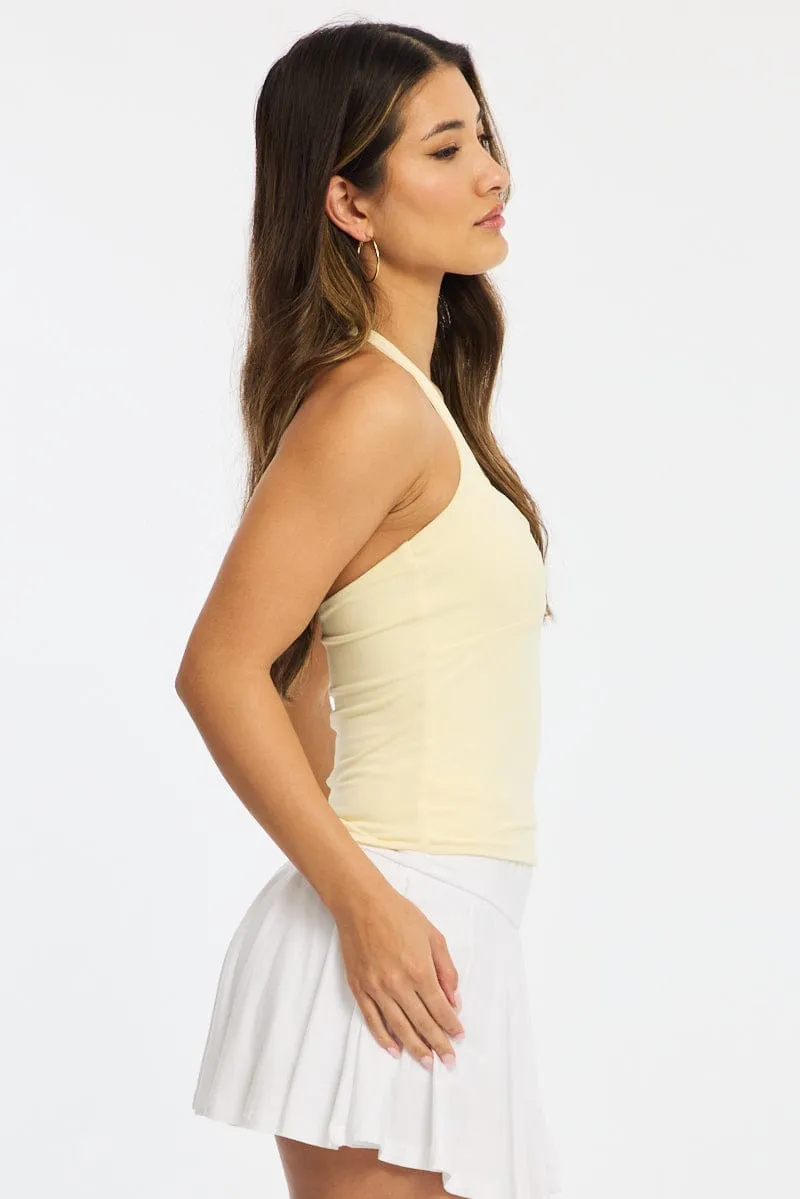 Yellow Halter Top sold by Ally Fashion product image thumbnail 3