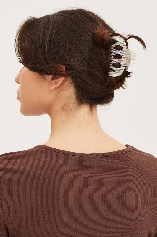 Grey Claw Clip sold by Ally Fashion