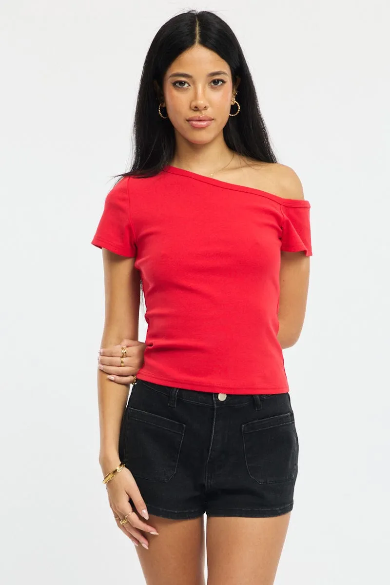 Denim Mini Shorts Low Rise Outpocket sold by Ally Fashion