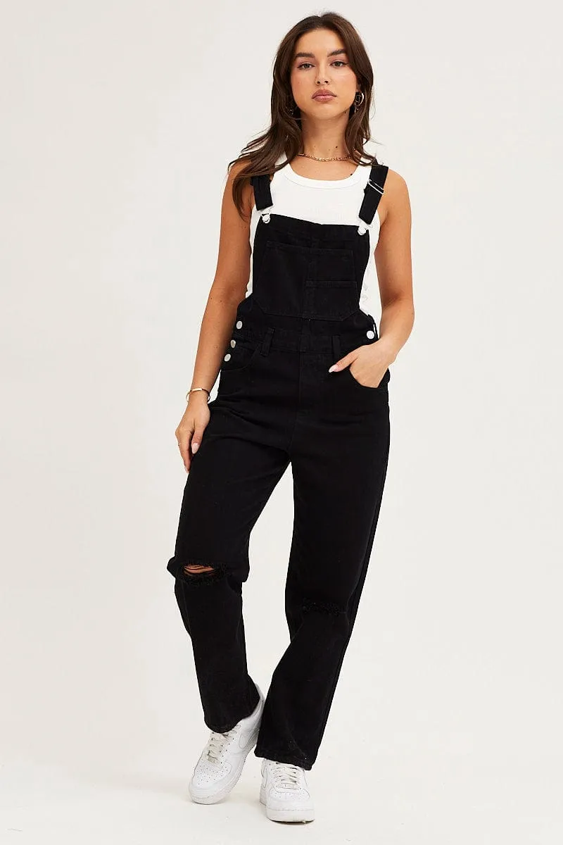 Black Denim Overall sold by Ally Fashion product image thumbnail 3