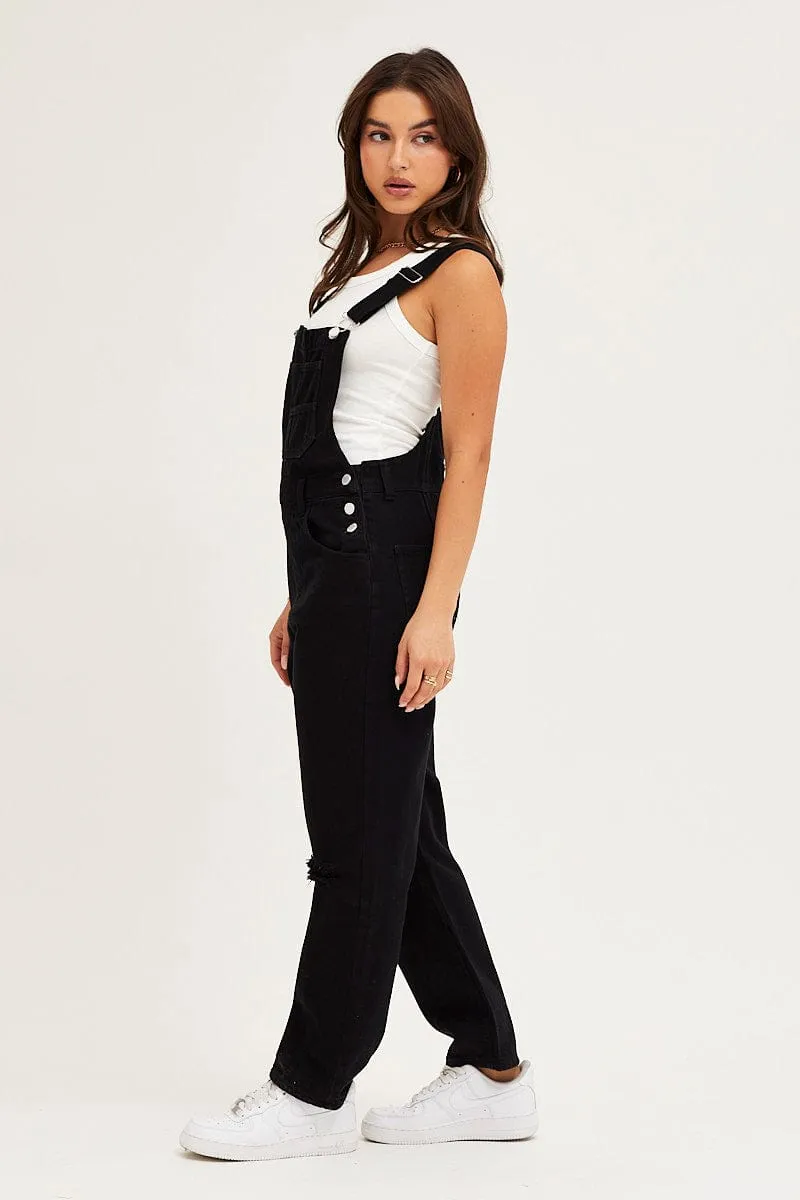 Black Denim Overall sold by Ally Fashion product image thumbnail 4
