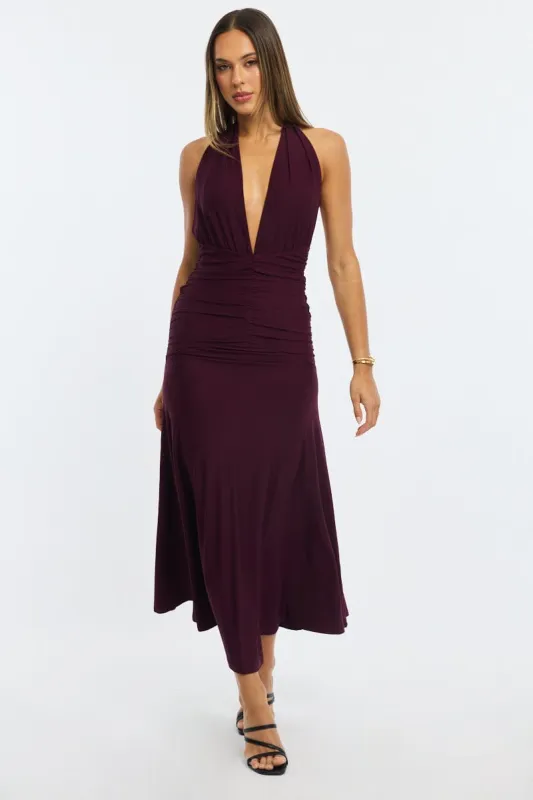 Red Halter Neck Dress sold by Ally Fashion