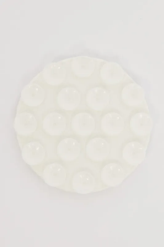 White Double Side Suction Phone Grip sold by Ally Fashion