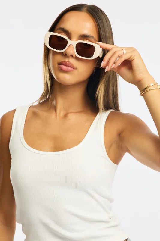 White Animal Print Fashion Sunglasses sold by Ally Fashion
