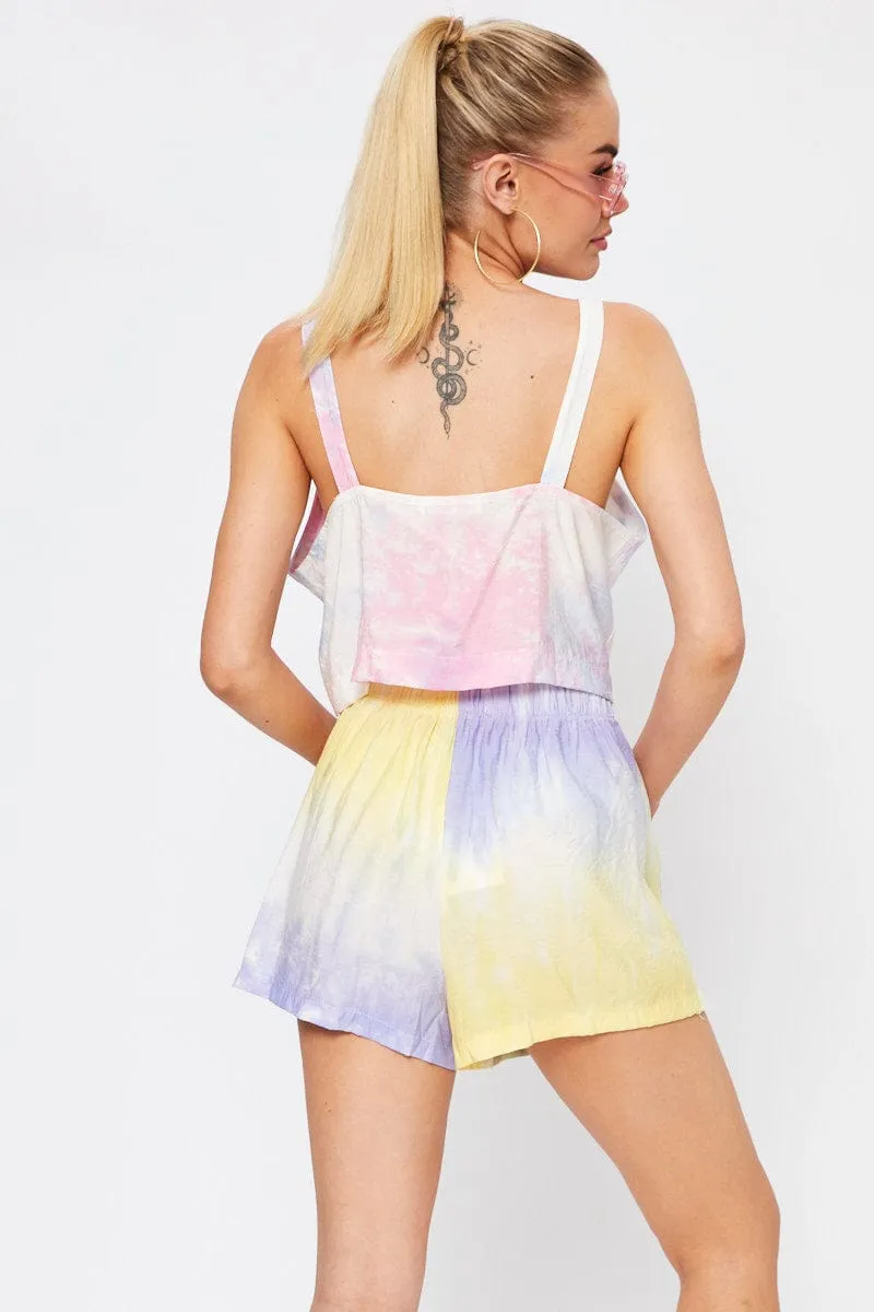 Print Tie Dye Shorts sold by Ally Fashion product image thumbnail 5