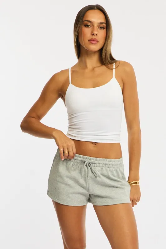 Grey Track Shorts Elasticated Waist sold by Ally Fashion