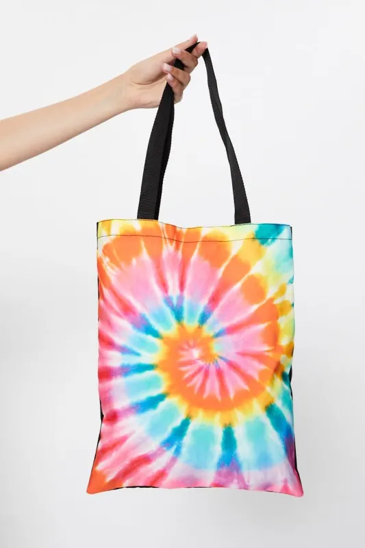 Black Tie Dye Tote Bag sold by Ally Fashion