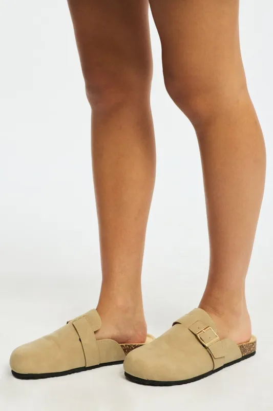 Beige Mule Clogs sold by Ally Fashion