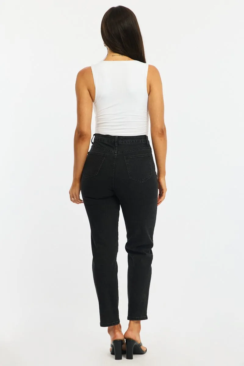 Denim Skinny Jeans Mid Rise sold by Ally Fashion product image thumbnail 5