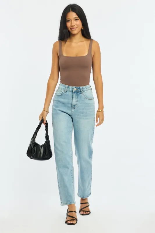 Denim Skinny Jeans Mid Rise sold by Ally Fashion