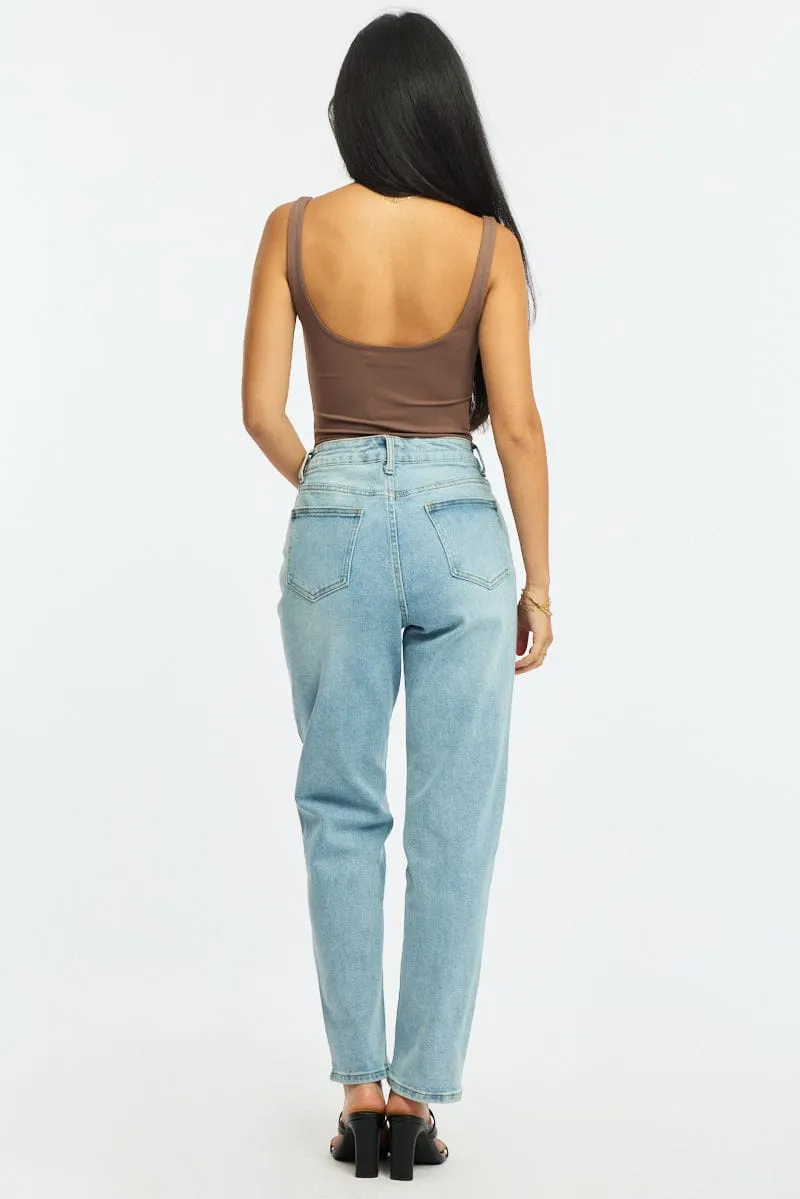 Denim Skinny Jeans Mid Rise sold by Ally Fashion product image thumbnail 5