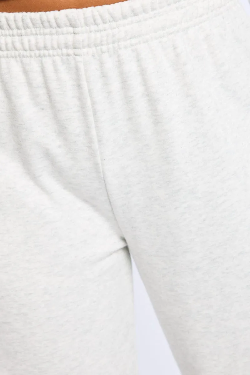 Grey Track Pants Wide Leg sold by Ally Fashion product image thumbnail 5