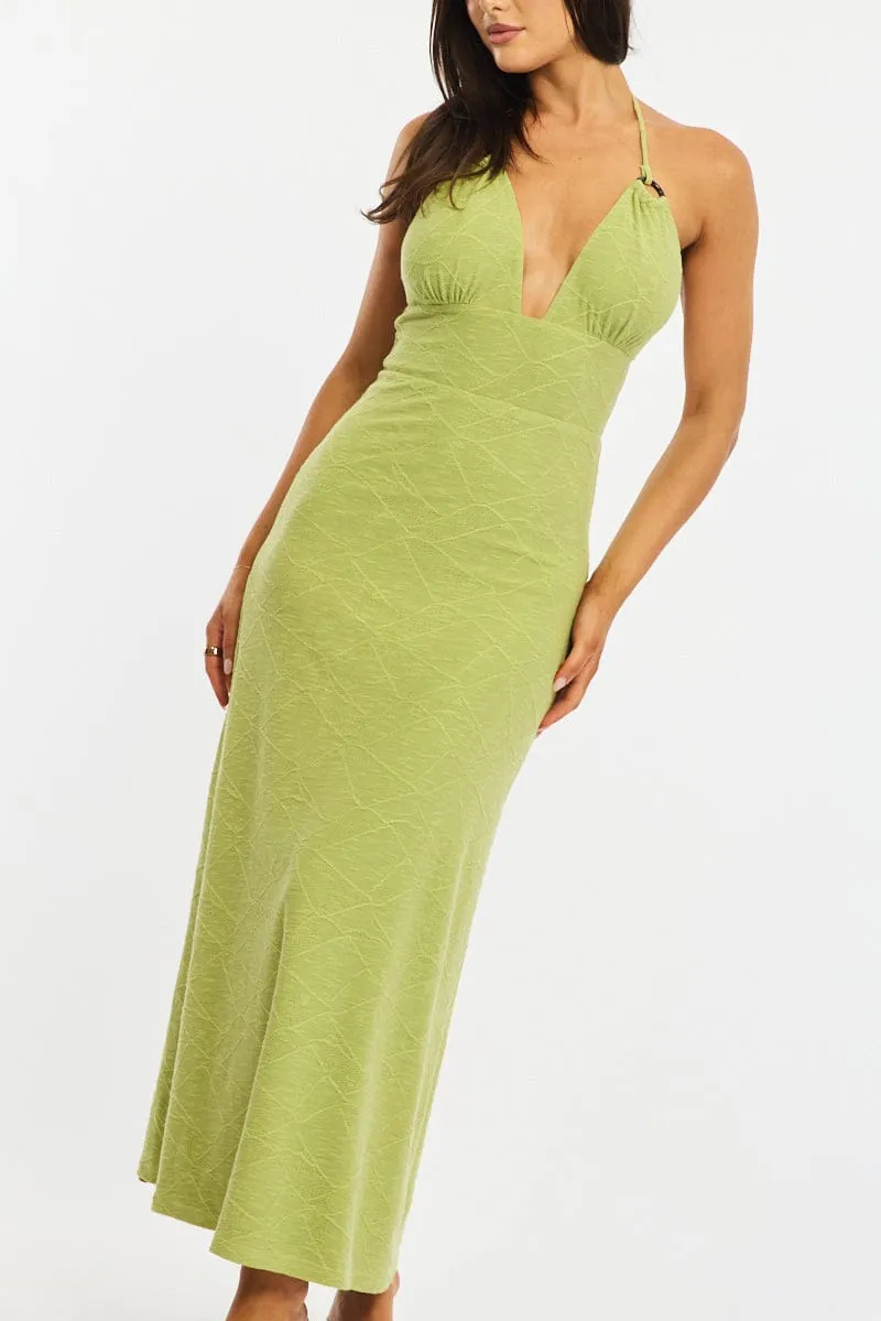 Green Bodycon Dress Sleeveless sold by Ally Fashion product image thumbnail 5