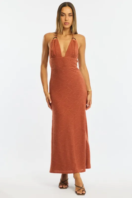 Orange Bodycon Dress Sleeveless sold by Ally Fashion