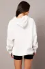 Grey Graphic Sweater Long Sleeve Hoodie sold by Ally Fashion
