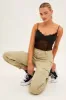 Black Lace Trim Mesh Cami Top sold by Ally Fashion