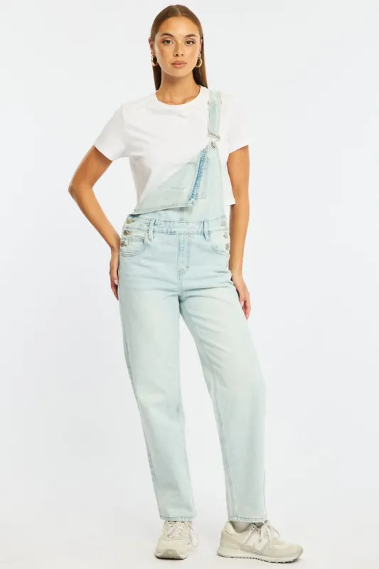 Denim Overall Long Straight Leg sold by Ally Fashion