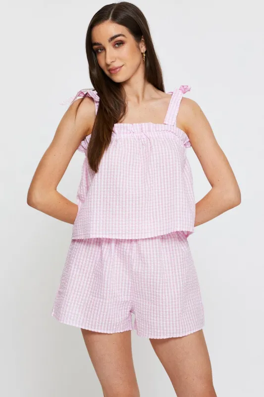 Pink Pyjamas Set sold by Ally Fashion