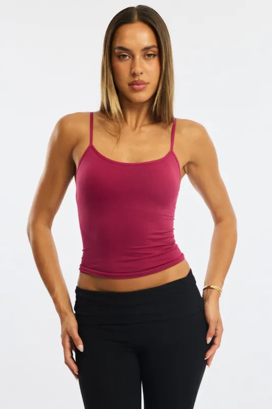 Red Singlet Top Seamless sold by Ally Fashion