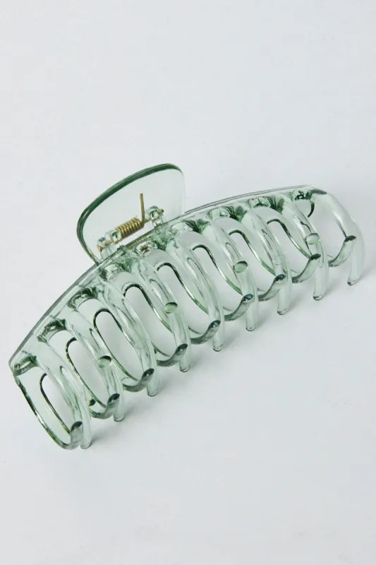 Green Classic Hair Claw Clip sold by Ally Fashion