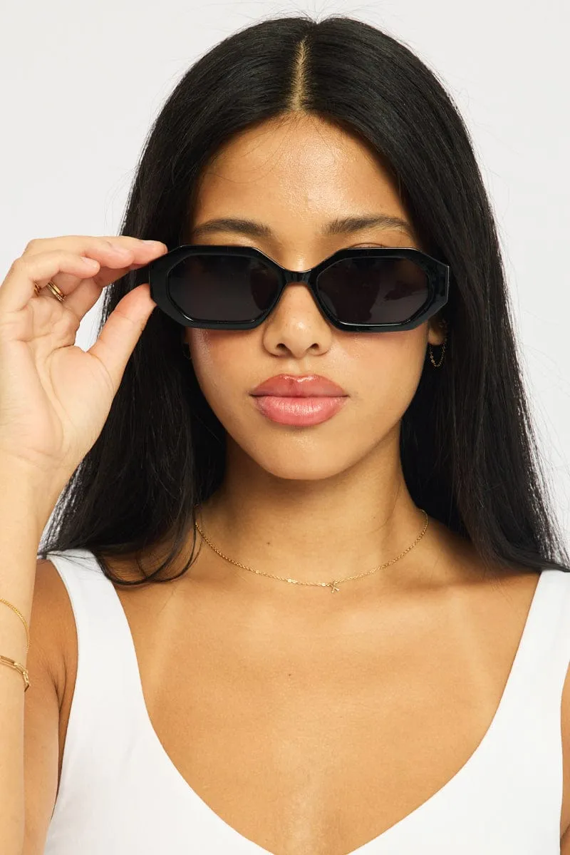 Black Animal Print Fashion Sunglasses sold by Ally Fashion product image thumbnail 2