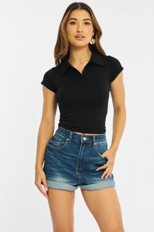 Denim Relaxed Denim Short sold by Ally Fashion