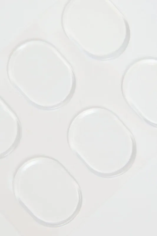Metallic 6pcs Silicone Heel Cushion Pads sold by Ally Fashion