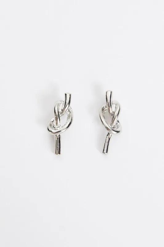 Metallic Knot Earrings sold by Ally Fashion