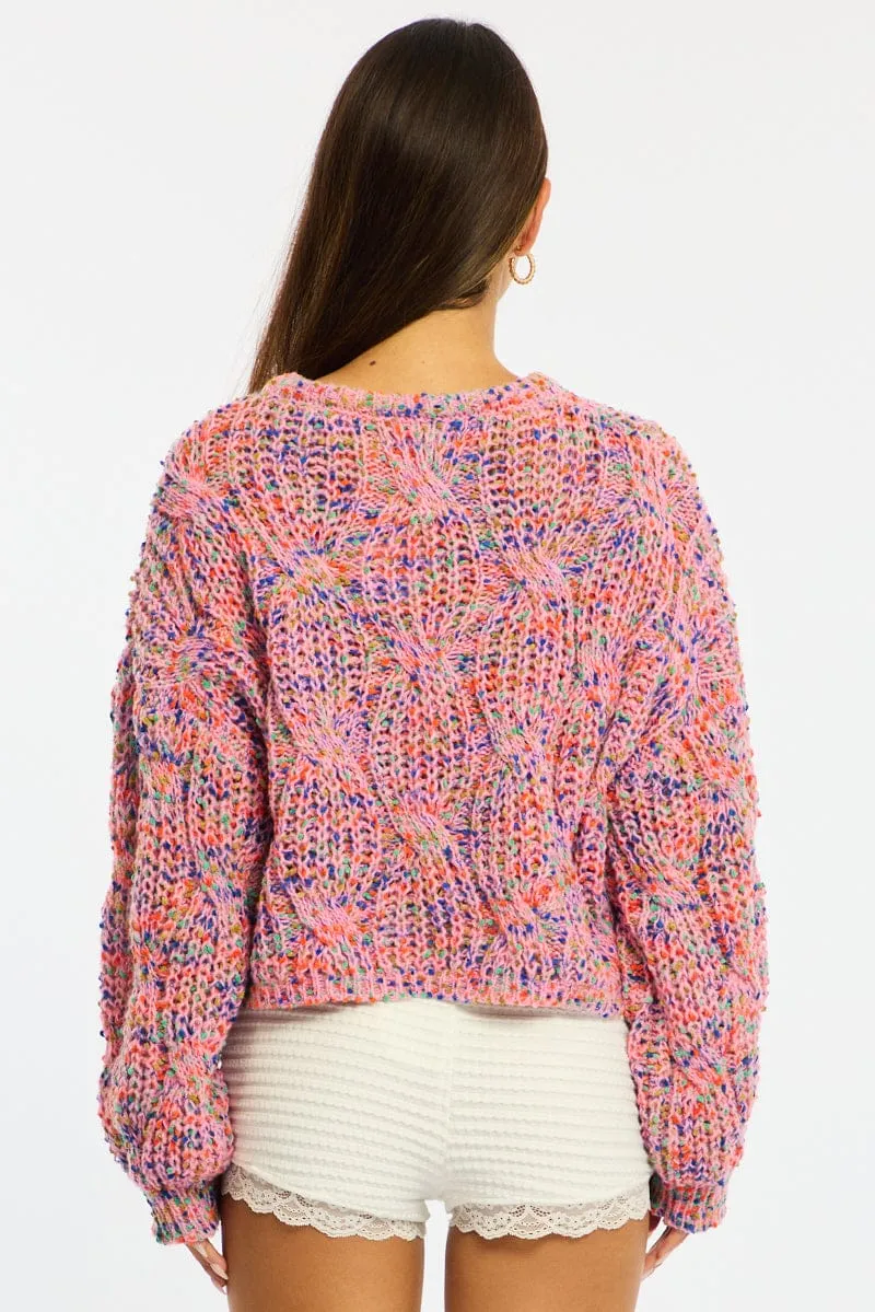 Multi Cropped Cable Knit sold by Ally Fashion product image thumbnail 5