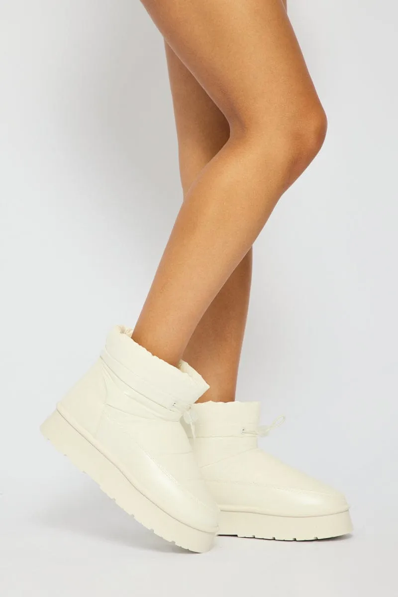 White Snow Boots sold by Ally Fashion product image thumbnail 3