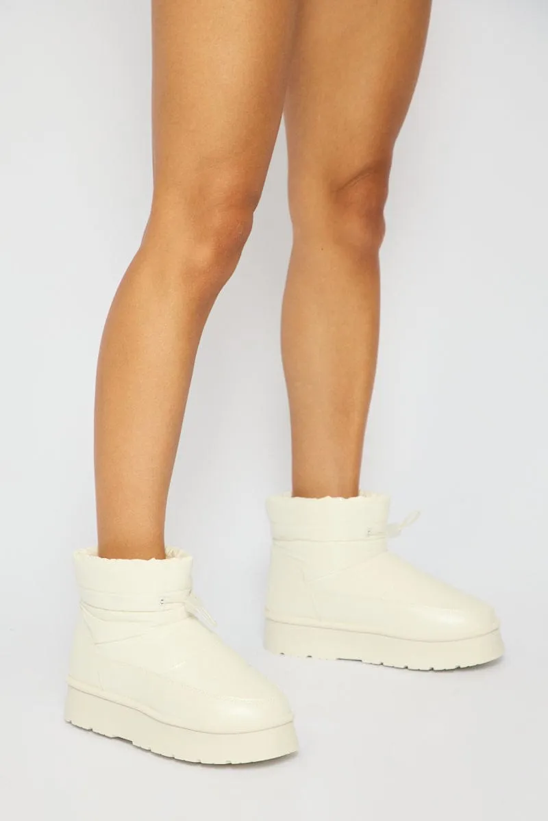 White Snow Boots sold by Ally Fashion product image thumbnail 4
