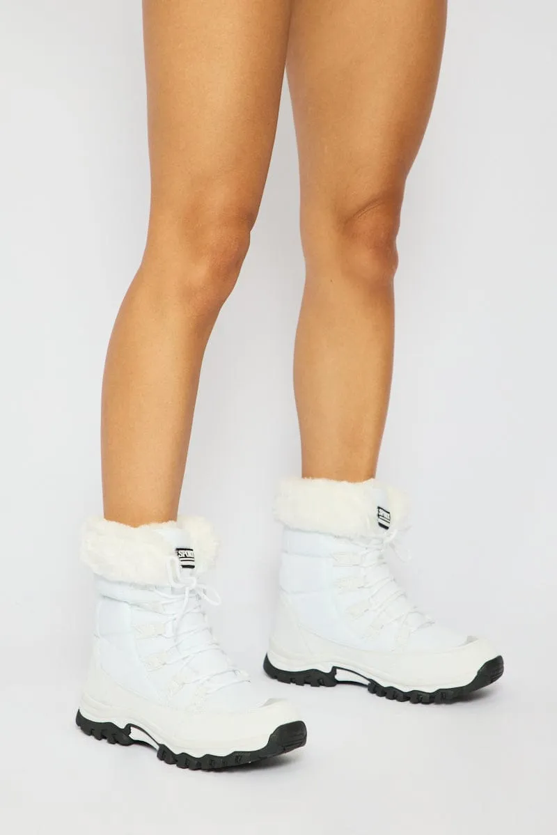 White Snow Boots sold by Ally Fashion