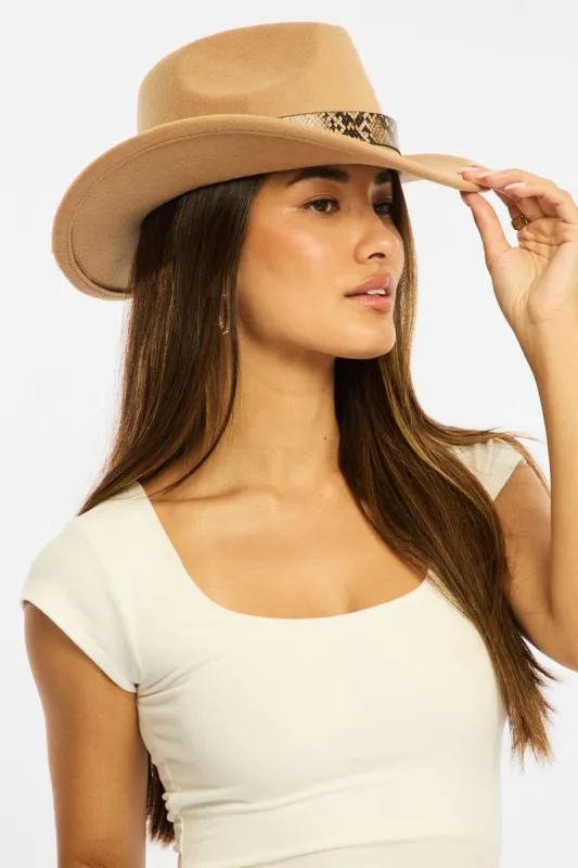 Beige Cowboy Hat sold by Ally Fashion