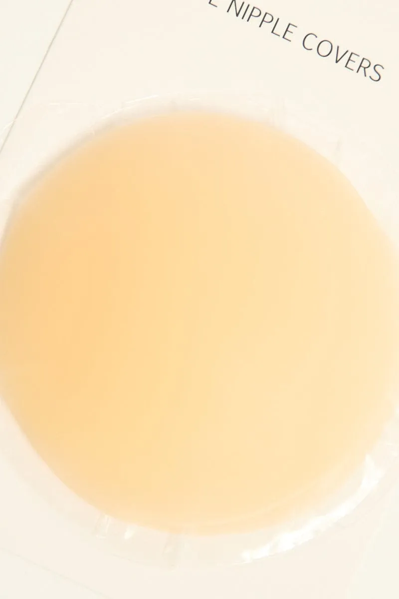 Beige Circular Silicone Nipple Cover sold by Ally Fashion product image thumbnail 2