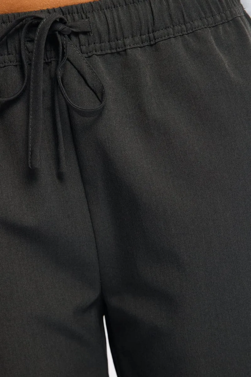 Grey Wide Leg Pants Elasticated Waist sold by Ally Fashion product image thumbnail 5