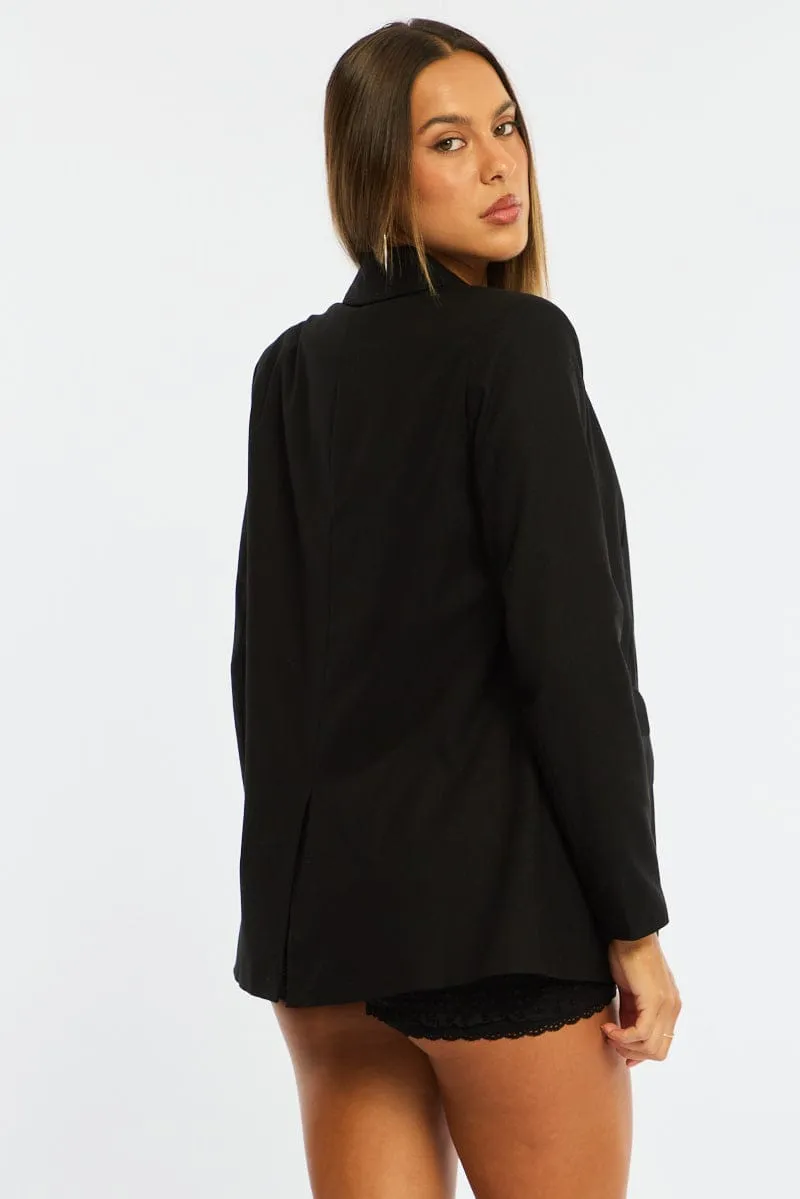 Black Oversized Blazer sold by Ally Fashion product image thumbnail 5