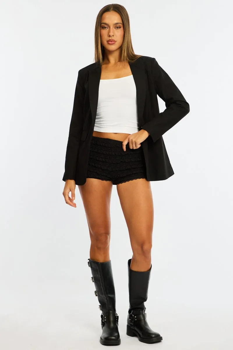 Black Oversized Blazer sold by Ally Fashion product image thumbnail 2
