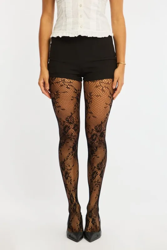 Black Lace Tights made by Ally Fashion