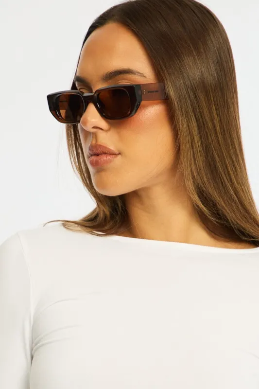 Brown Fashion Sunglasses made by Ally Fashion