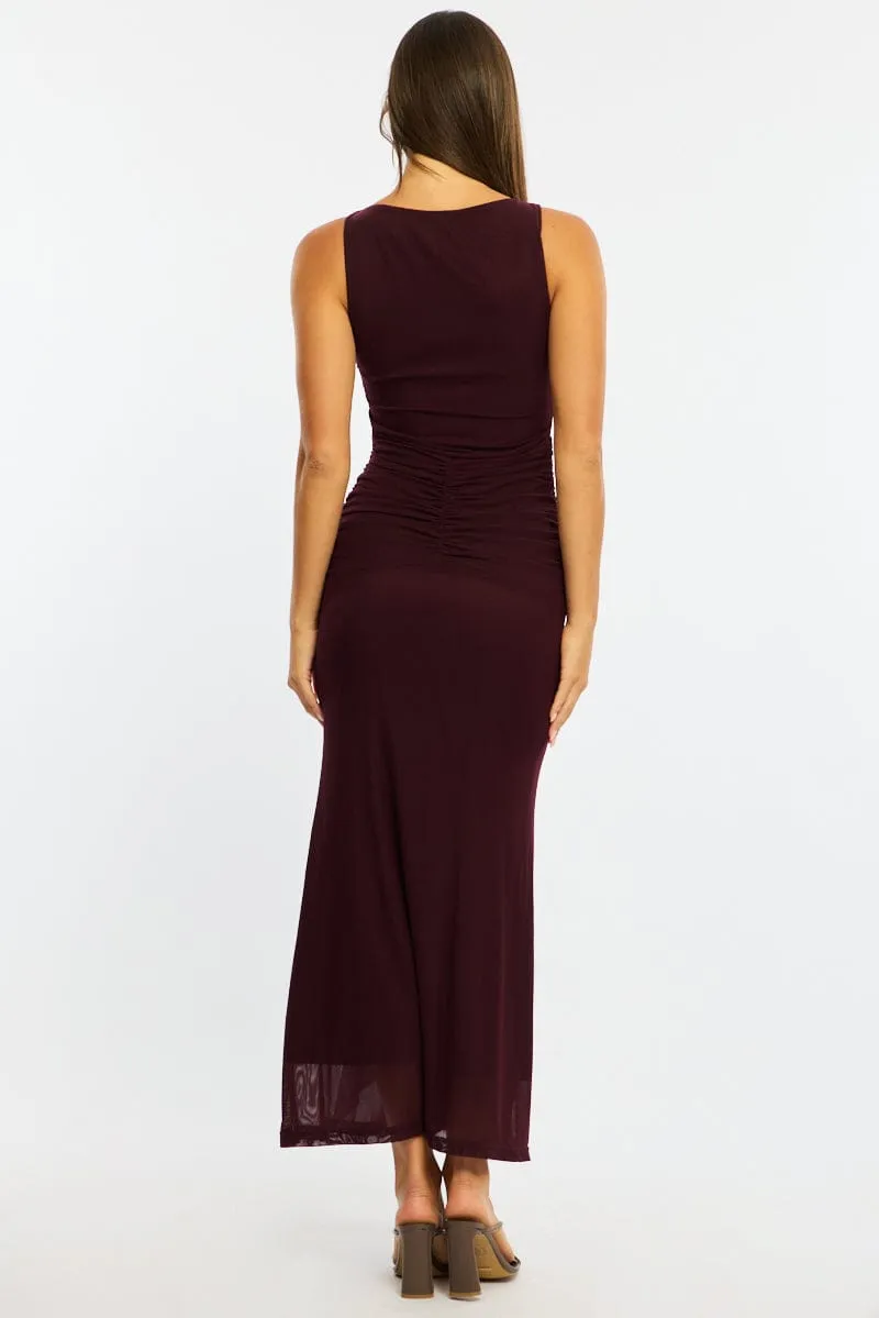Red Maxi Dress Mesh sold by Ally Fashion product image thumbnail 5