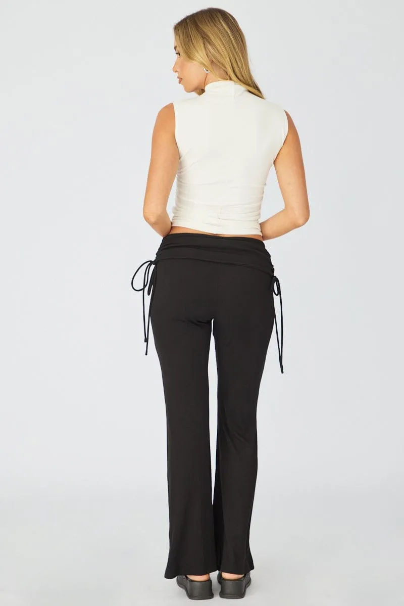 Black Flare Leg Pants sold by Ally Fashion product image thumbnail 5