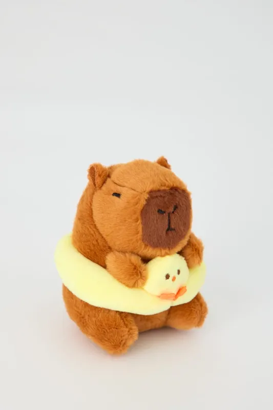 Brown Capybara Keyring Bag Charm made by Ally Fashion