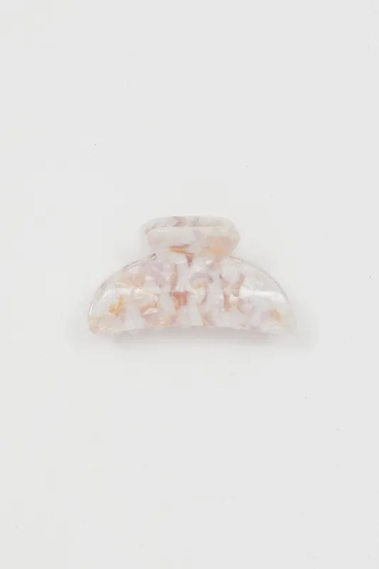 Pink Plastic Claw Clip made by Ally Fashion
